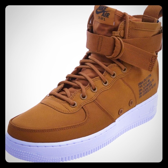 Nike Shoes | New Sf Af1 Mid Desert Ochre Sale | Poshmark Available now Nike SF Af1 Mid Desert Ochre HOUSE OF